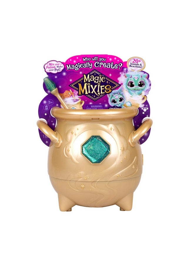 Magic Mixies - Magical Real Misting Gold Cauldron with 8 Inch Non-Electronic Plush Toy. Follow The Spell Book Add The Magic Ingredients. Who Will You Magically Create? - Image 4