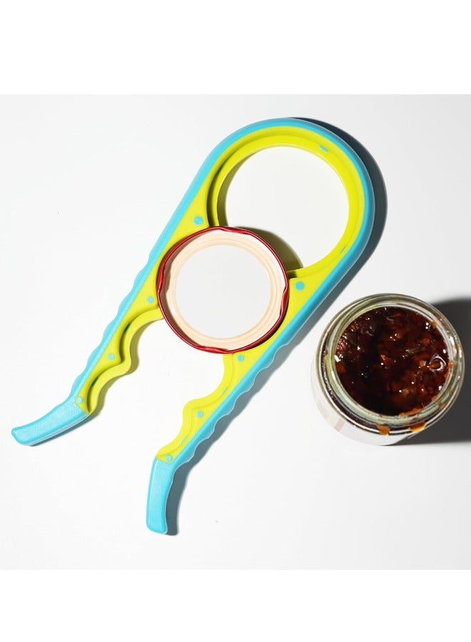 Jar Opener, Silicone Handle Can Opener for Bottle Beer Cap Lid Cover, Easy Twist Tool for Children, Elderly - Image 5