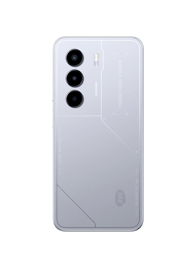 إيتيل P70 ثنائي الشريحة فضي 4+4 جيجابايت رام 256 جيجابايت 4G - نسخة الشرق الأوسط - Image 3
