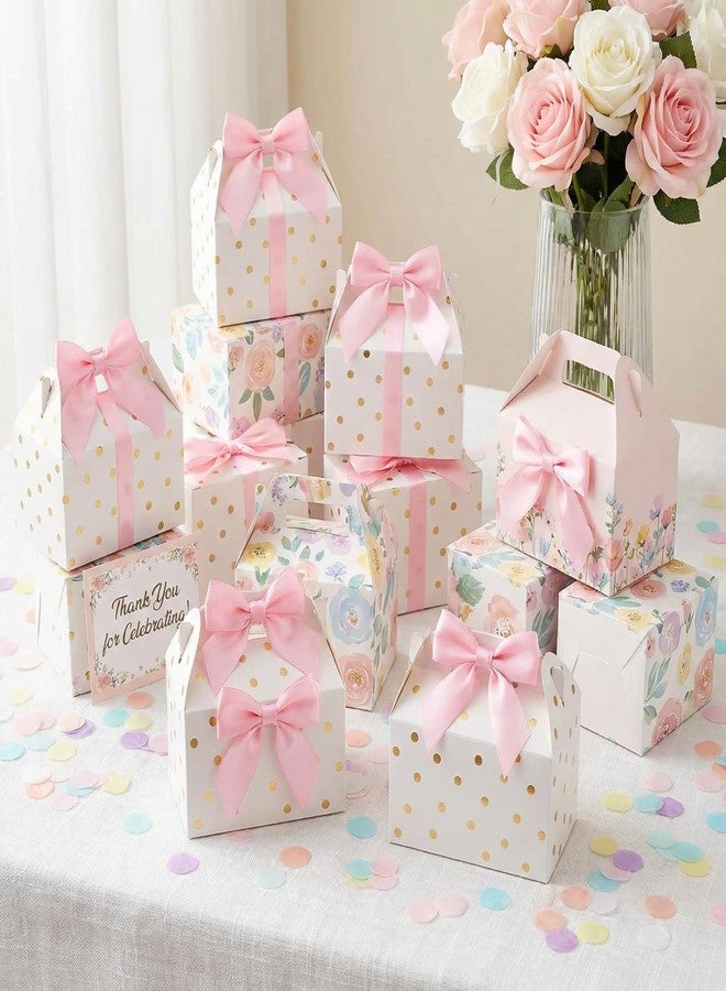 FineCheer 100 Pcs Pink Gift Wrap Bows Pink Satin Ribbon Bows 2.8 Inch Elegant Bow for Gift Wrapping Self Adhesive Bow with Double-Sided Tape for DIY Crafts Wedding Birthday Baby Shower Easter - Image 5