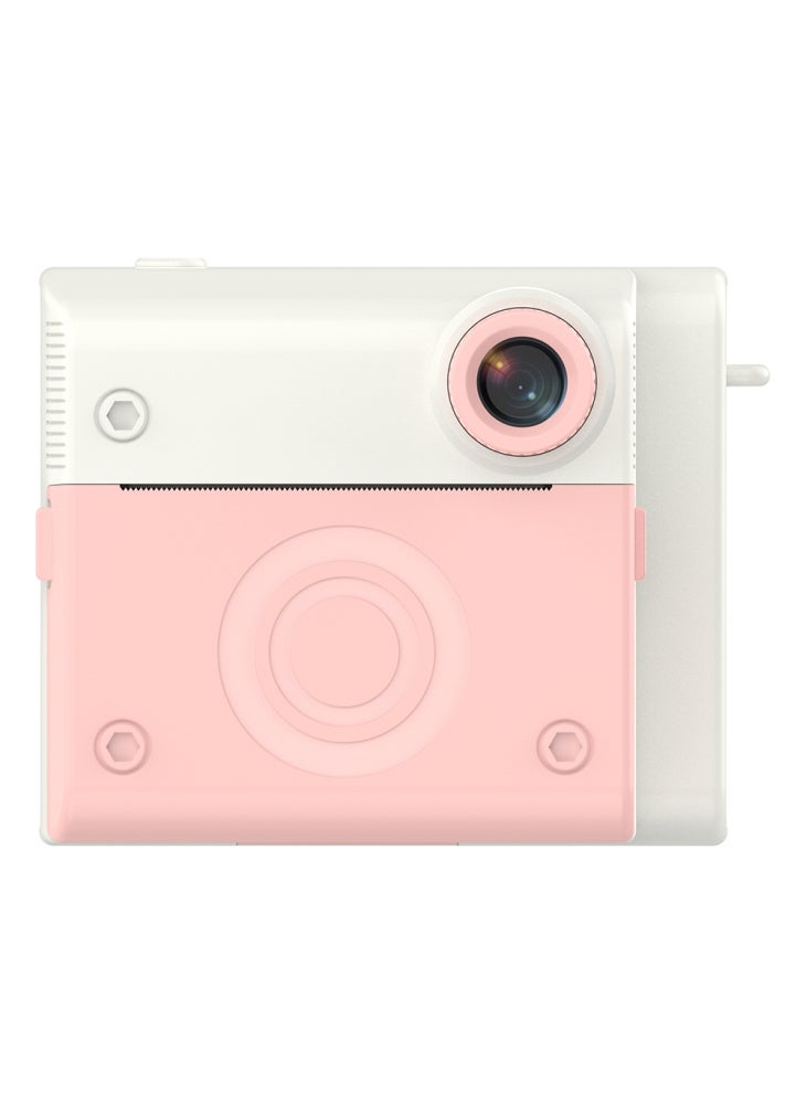 Generic P4 2.8-Inch Kids Instant Print Camera Built-In Games MP3 Player HD Dual Lens Video Recorder - Pink - Image 2