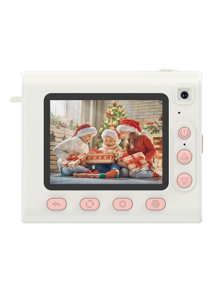 Generic P4 2.8-Inch Kids Instant Print Camera Built-In Games MP3 Player HD Dual Lens Video Recorder - Pink - Image 3