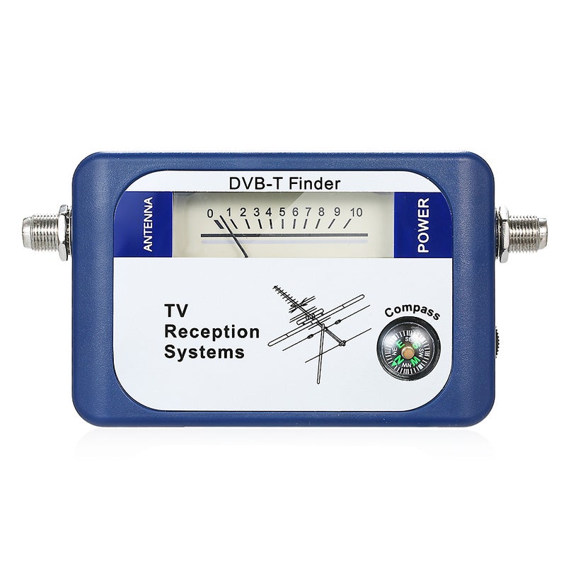 DVB-T Digital Satellite Signal Finder Meter Aerial Terrestrial TV Antenna with Compass TV Reception Systems - Image 1
