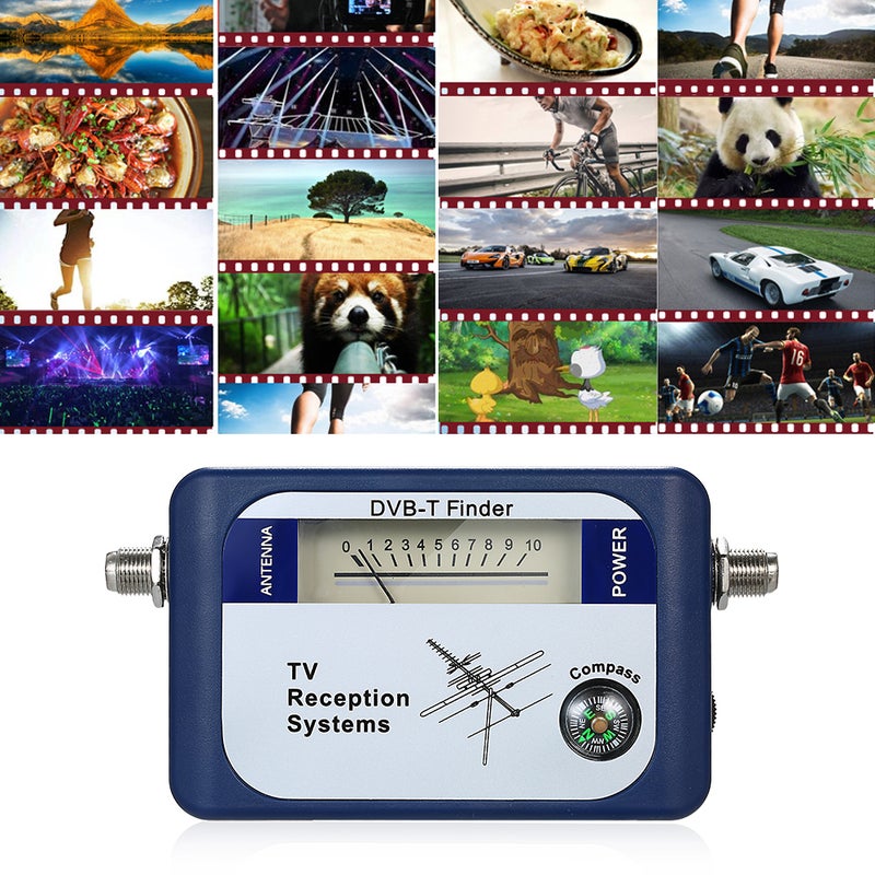 DVB-T Digital Satellite Signal Finder Meter Aerial Terrestrial TV Antenna with Compass TV Reception Systems - Image 4