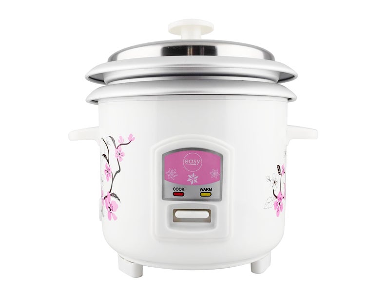 easy Small Electric Rice Cooker RC 0.6 L with Free Aluminum Additional Bowl and 2 Year Warranty (Ideal for 1 to 2 Person) | No Cooking Plate Required - Image 1