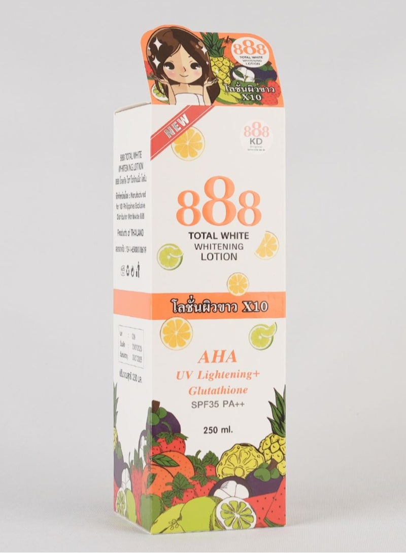 888 TOTAL WHITE Whitening lotion 250 ml - Image 2