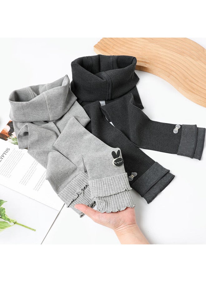 Hodo Girls' Children's Thin Spring And Autumn Leggings Casual Versatile Cropped Pants For Toddlers And Kids - Image 5