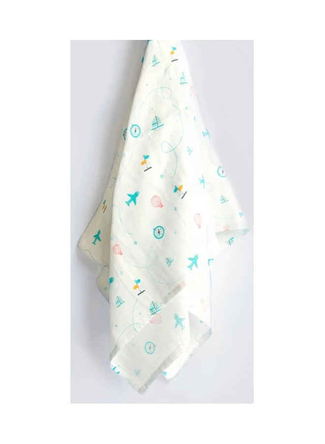 Yellow Doodle Organic Luxury Swaddle - Lil Travellers - Image 3