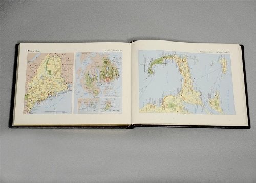Graphic Image Genuine Leather Ship's Log/Journal, Blue - Image 4
