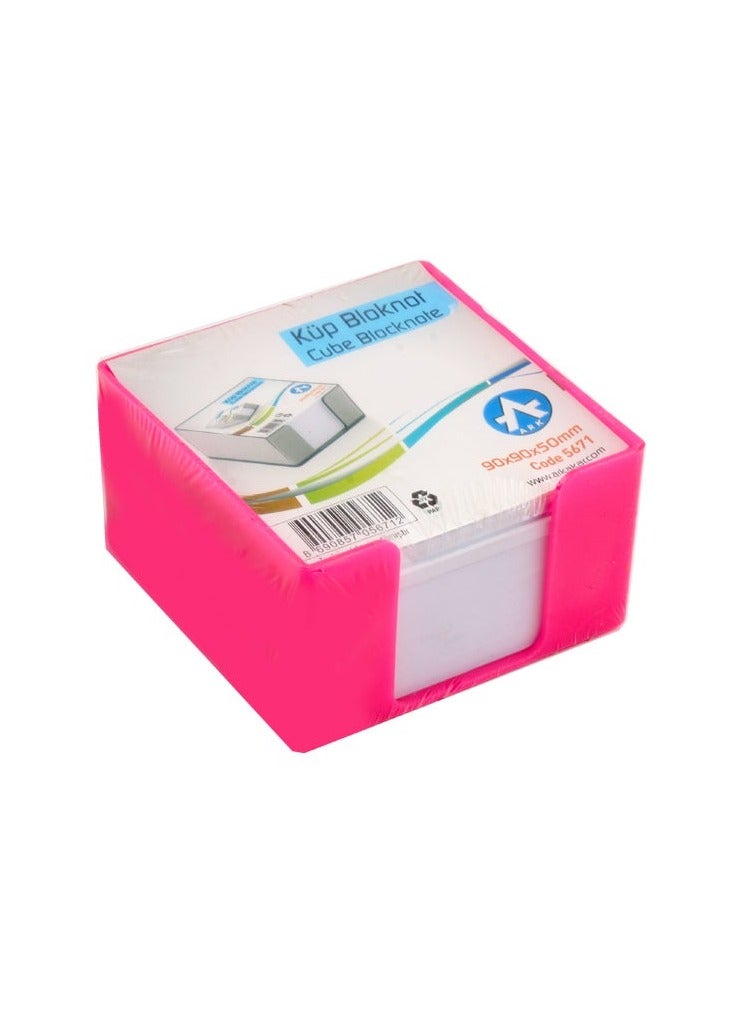 Ark Plastic Sticky Notes 9 × 9 cm 500 Sheets Pink Model 5671