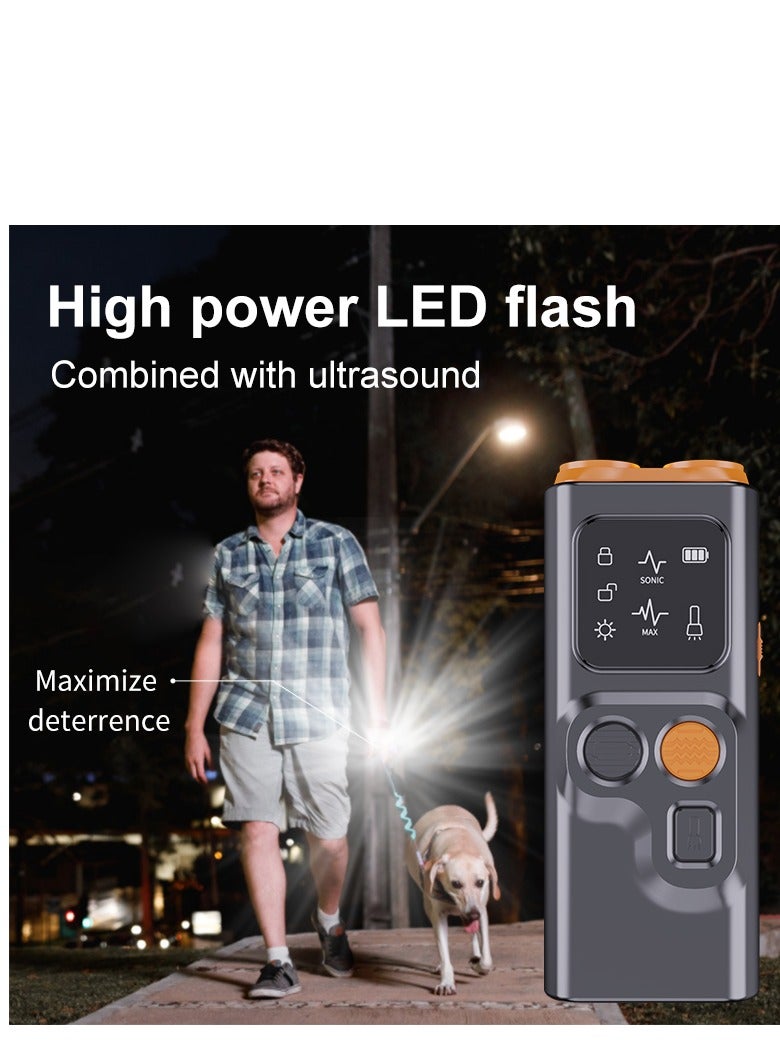 Dog Bark Deterrent Device，Ultrasonic Anti Barking, Adjustable Mode, Quick and Effective Dog Repellent, Works Indoors & Outdoors - Stubborn Barking Solution - Image 2