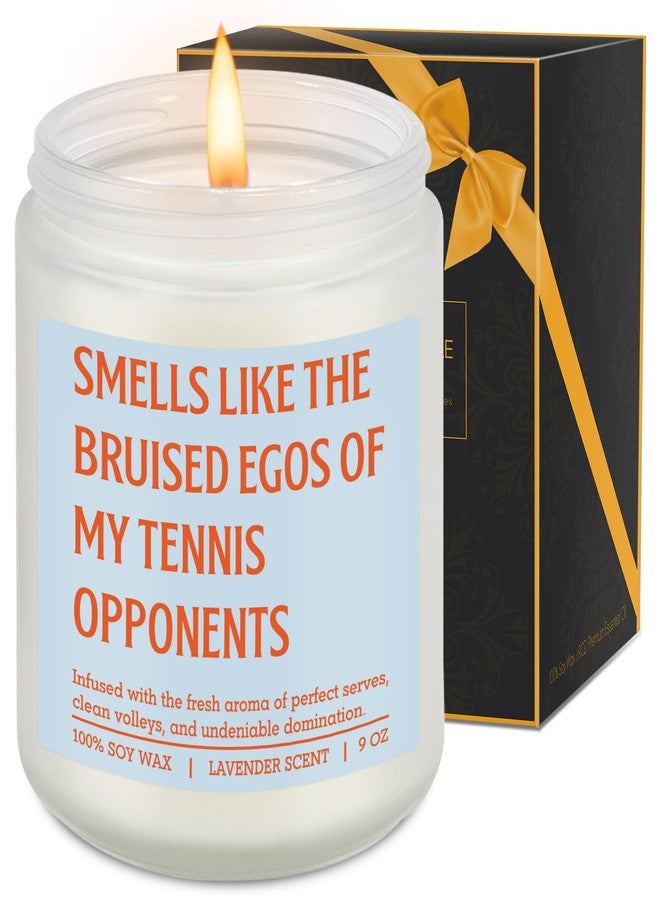 LEADO Scented Candle, Tennis Gifts for Women, Men - Gifts for Tennis Players, Lovers, Friends, Teen Boys, Girls - Cool Fathers Day, Celebration, Birthday Present for Doubles Partner, Female, Male - Image 1