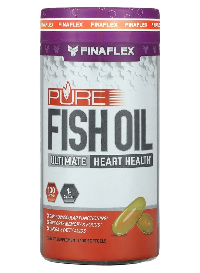 Pure Fish Oil 100 Softgels