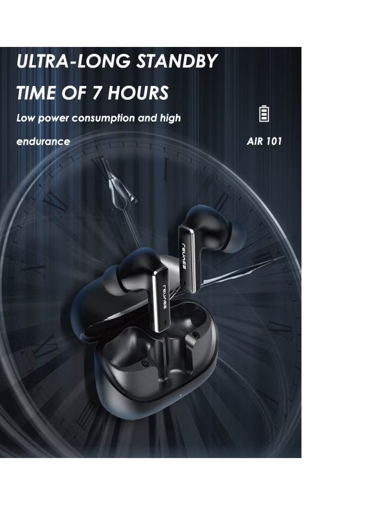 LENYES AIR 101 ENC True Wireless Earbuds – 98.5% Noise Reduction, Adaptive Fit - Image 3