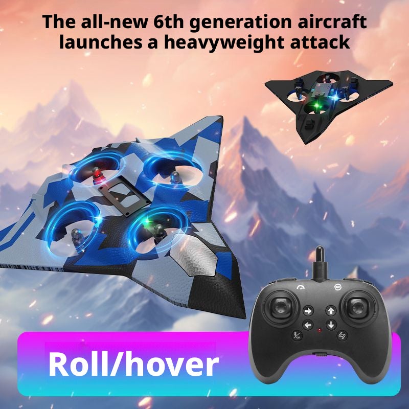 Remote Control Fighter Jet Foam Glider Toy for Kids - Image 2