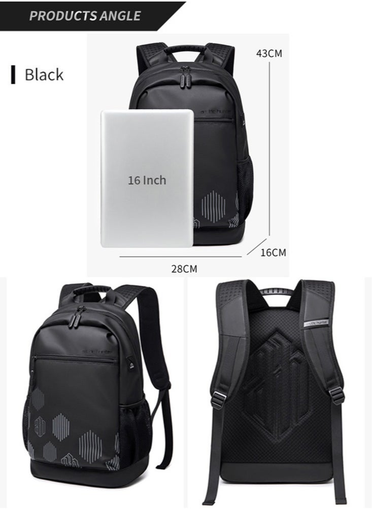 ARCTIC HUNTER Lightweight Casual School Bag, Water Resistant College Book Bag Laptop Backpack  - Image 3