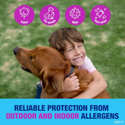 Ohm Children's Allergy Medicine, Loratadine 5mg, Chewable Tablets (30 Count) Grape Flavor, Non-Drowsy Antihistamine, 24-Hour Allergy Relief for Runny Nose, Watery Eyes, Itchy Throat & Nose - Image 3