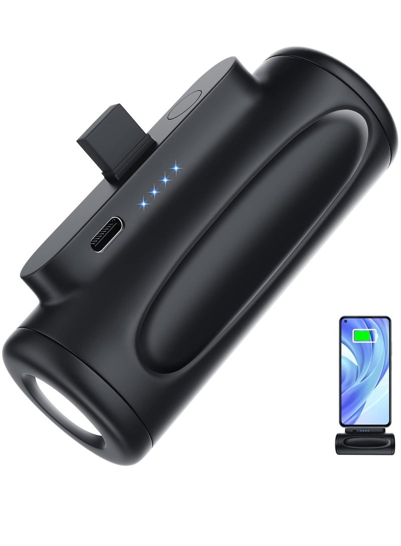 ELTRAZONE Portable Charger With LED Flashlight 5000mAh Ultra Compact Power Bank Small Battery Pack Charger - Image 1