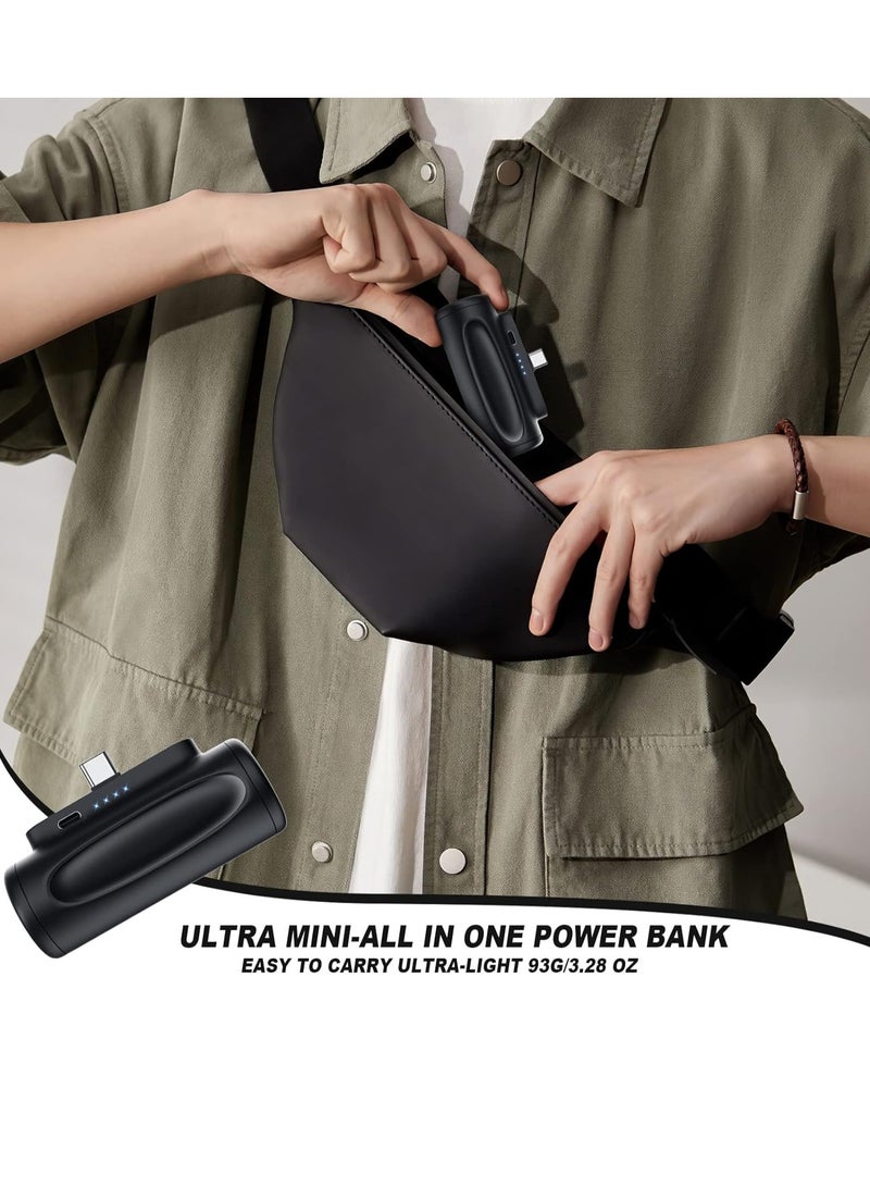 ELTRAZONE Portable Charger With LED Flashlight 5000mAh Ultra Compact Power Bank Small Battery Pack Charger - Image 5