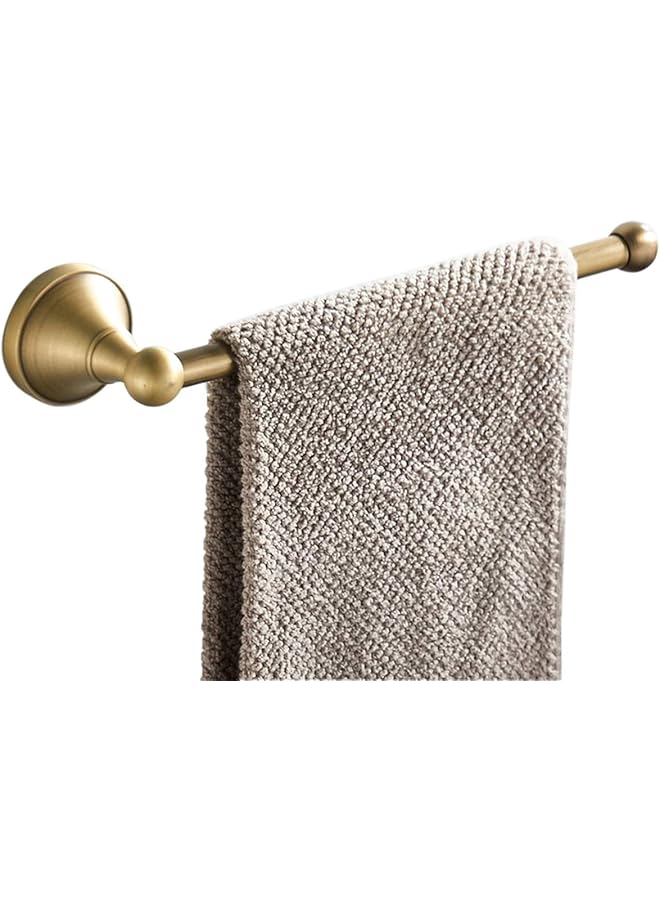 Green Tiger Open Towel Ring Bar Antique Brass Hanger Holder Wall Mounted, 29 cm / 11.4 inches, Brushed Bronze