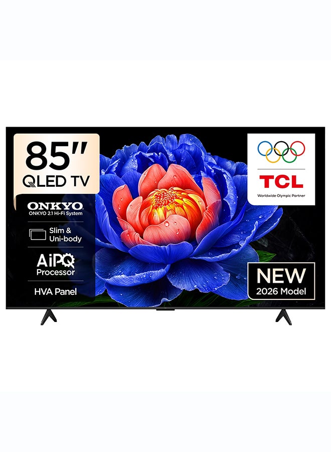 تي سي إل تلفاز ذكي 85 بوصة 4K QLED - Image 1