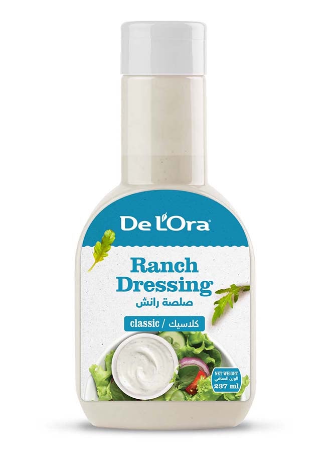 DELORA Salad Dressing Ranch 12X237 Ml - Image 1