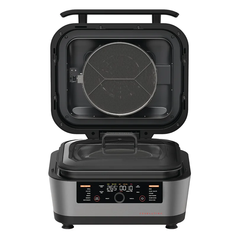 نيوتري كوك 3-in-1 Grill, Multicooker & Airfryer – Smart Perfect Cook System, Sizzle Max Technology, 6 Cooking Methods (Grill, Air Fry, Bake, Roast, Reheat, Dehydrate), Healthy Ceramic Coating, One-Pot Meals, RG600UAE, Space Grey, 3-Year Warranty