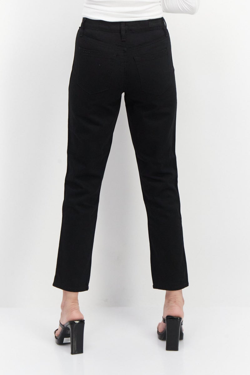 Blank NYC Women Skinny Fit Dark Wash Stretchable Jeans, Black - Image 2