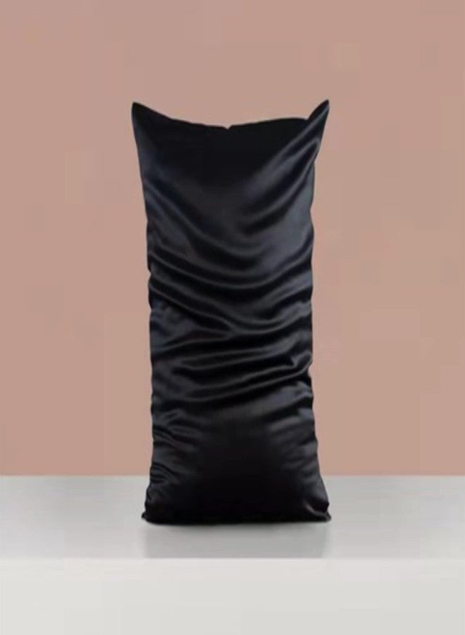 ROSEWARD Organic Silk Pillowcase for Hair and Skin Made in USA, Real 22 Momme Satin Pillowcase with Zipper, 6A Grade Pure Natural Silk, Hypoallergenic, Anti Acne (Standard, Black) - Image 5