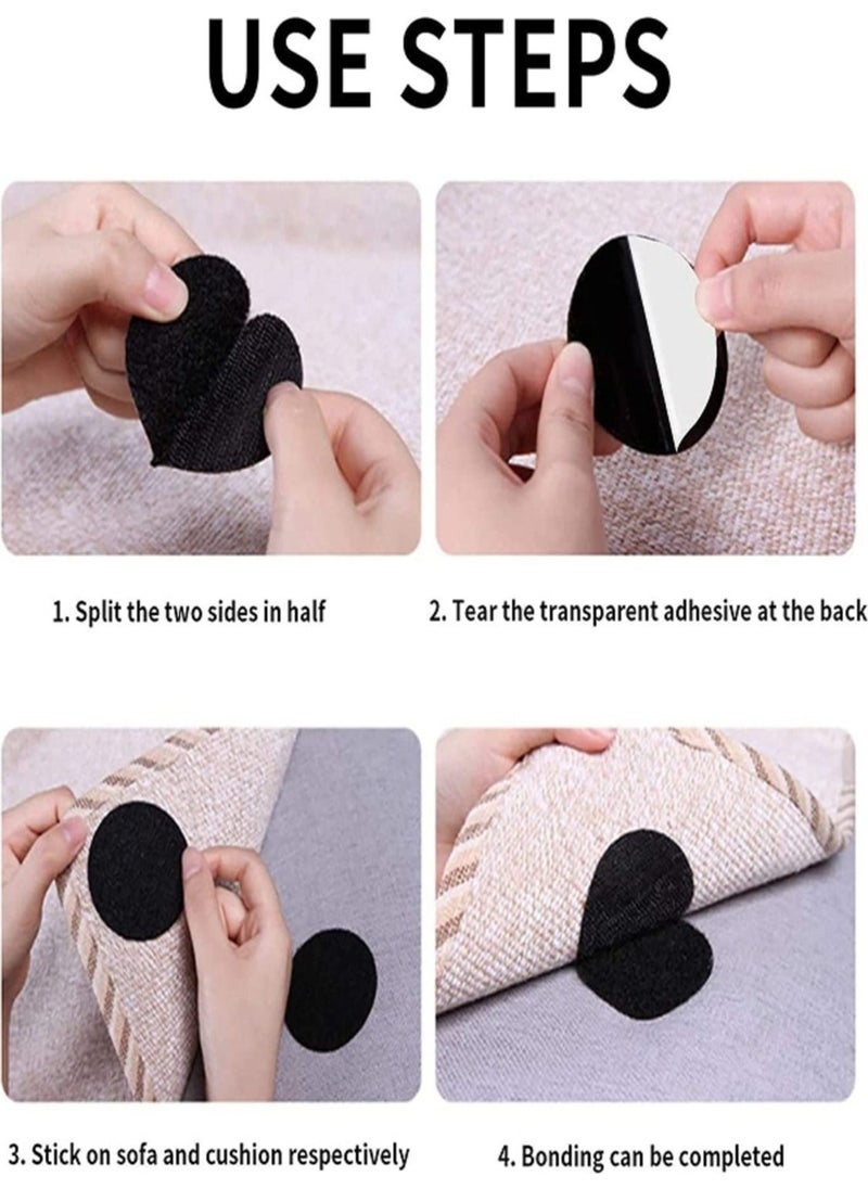 BarkoFix - 10 Pieces Super Sticky Carpet Anti-Slip Tape Sheet, Cover Anti-Slip Velcro Adhesive Tape 5 cm - Image 1