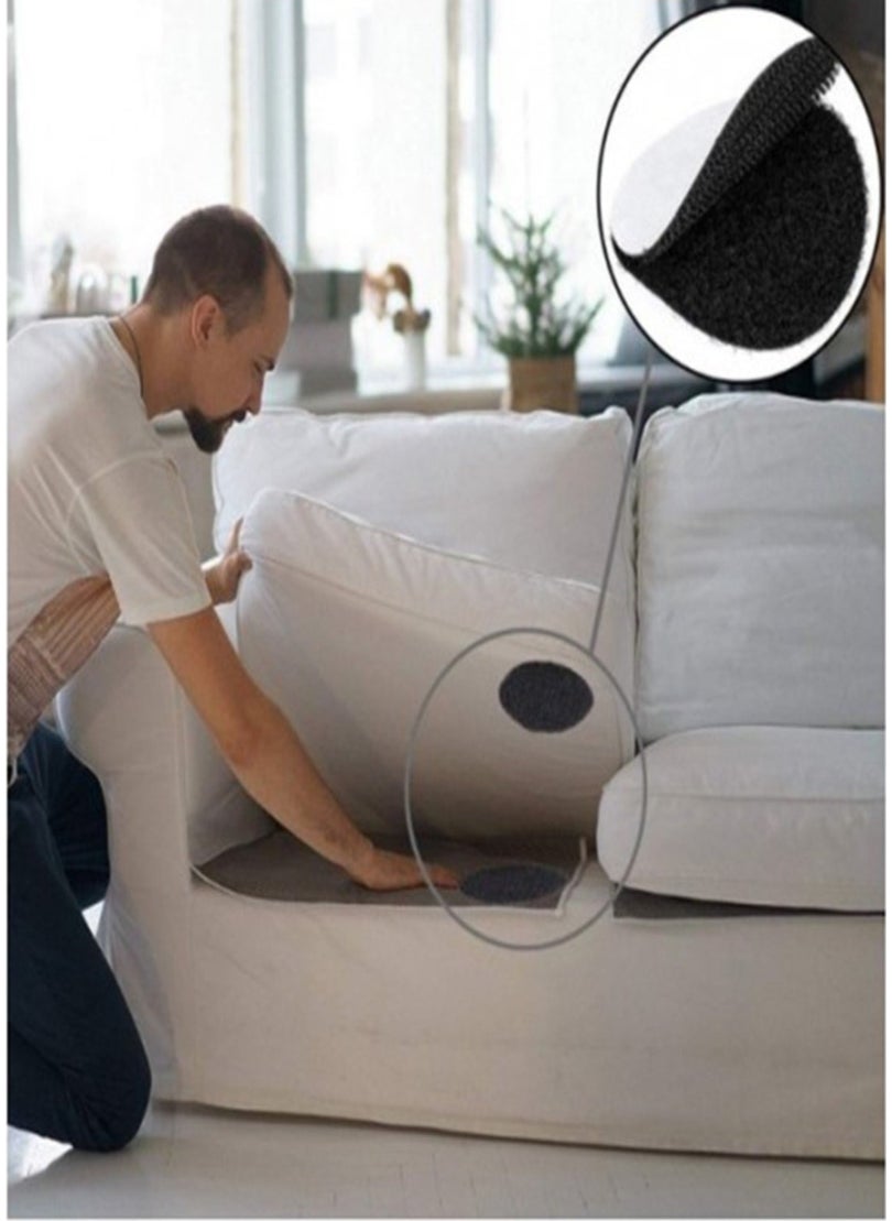 BarkoFix - 10 Pieces Super Sticky Carpet Anti-Slip Tape Sheet, Cover Anti-Slip Velcro Adhesive Tape 5 cm - Image 1