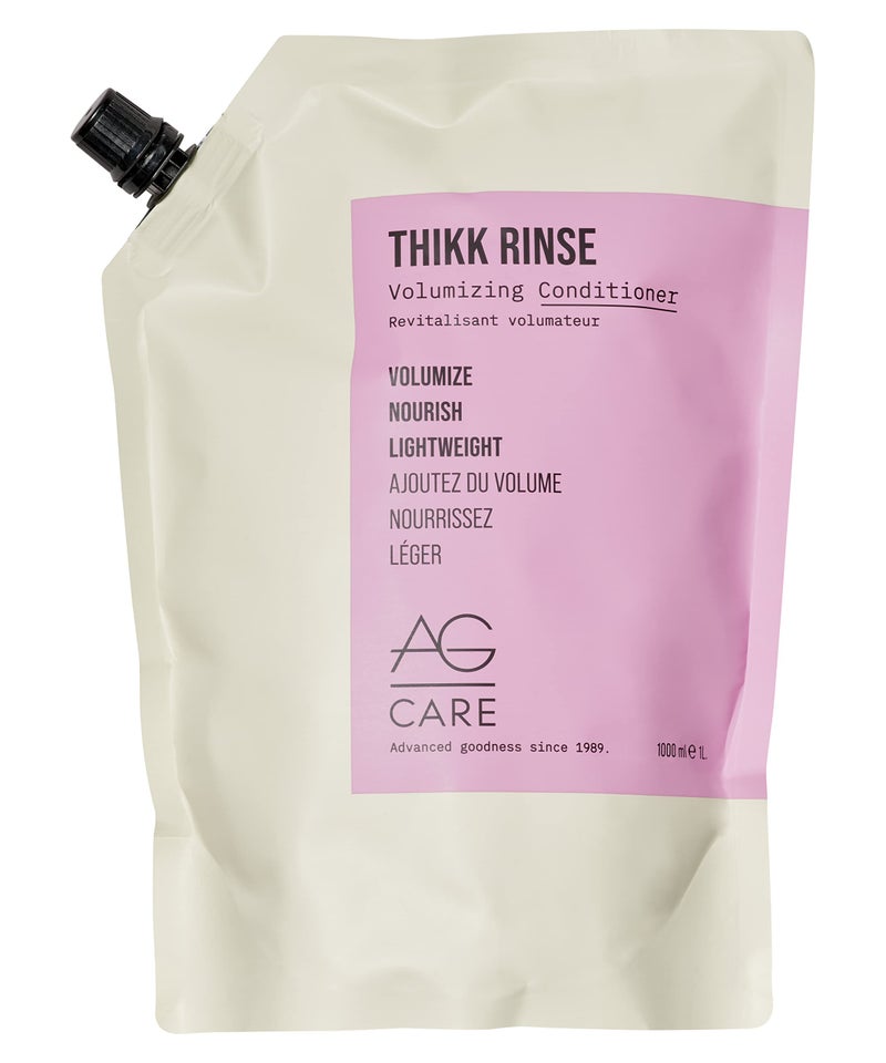 AG Care Thikk Rinse Volumizing Conditioner, Volumize and Nourish Hair - Exclusive Regenerative Complex, 33.8 Fl Oz - Image 1