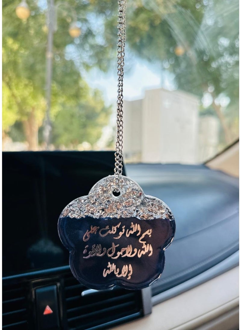 Elegant car hanging ornament crafted from premium resin – a stylish decorative accessory for the car rearview mirror. - Image 2