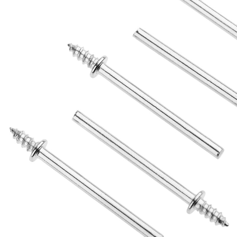 DIY Crafts DIY Crafts Pack Of 20 Pcs, Mettalic Silve, Multi, 2.35mm Shank Polishing Wheel Mandrels Cutting Cut-Off Wheel Holder Push-Pull Knobs Rod for Dremel Rota(Pack Of 20 Pcs, Mettalic Silve, Multi)  - Image 2