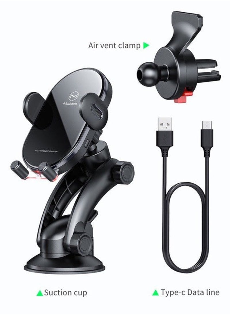 CH-762 | 15W Magnetic Wireless Charger Car Mount