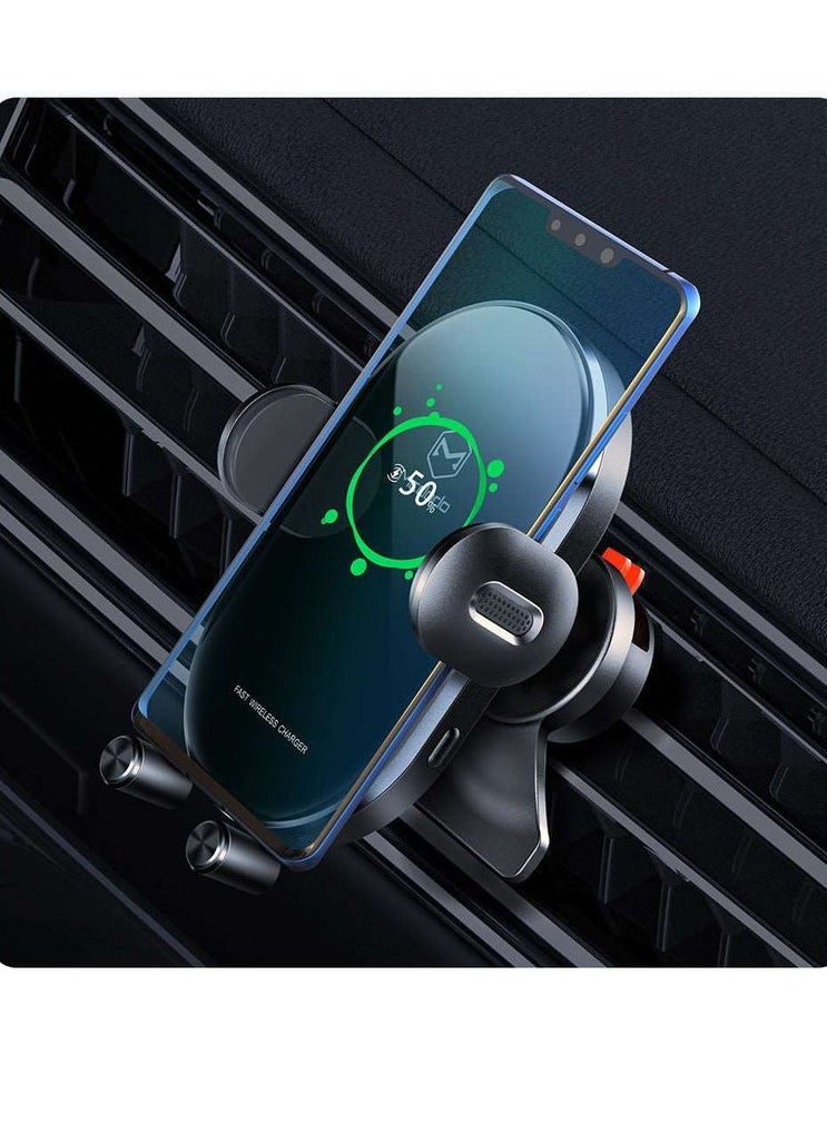 CH-762 | 15W Magnetic Wireless Charger Car Mount