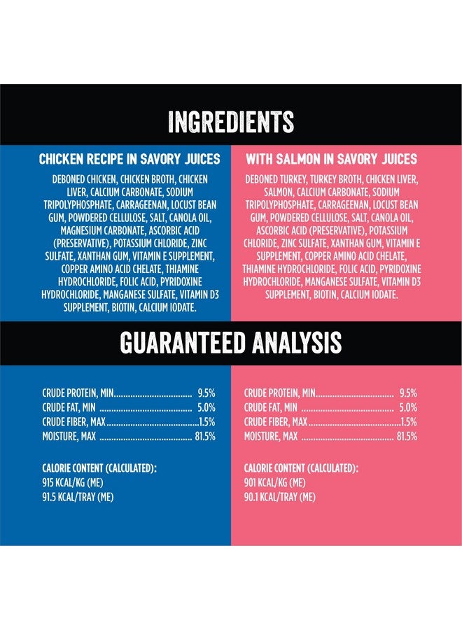 Evolve Classic Crafted Meals Variety Pack Chicken Recipe & with Salmon Wet Dog Food | 3.5 oz - 18 pack - Image 3