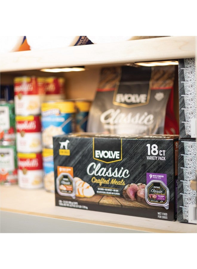 Evolve Classic Crafted Meals Variety Pack Chicken Recipe & with Salmon Wet Dog Food | 3.5 oz - 18 pack - Image 5