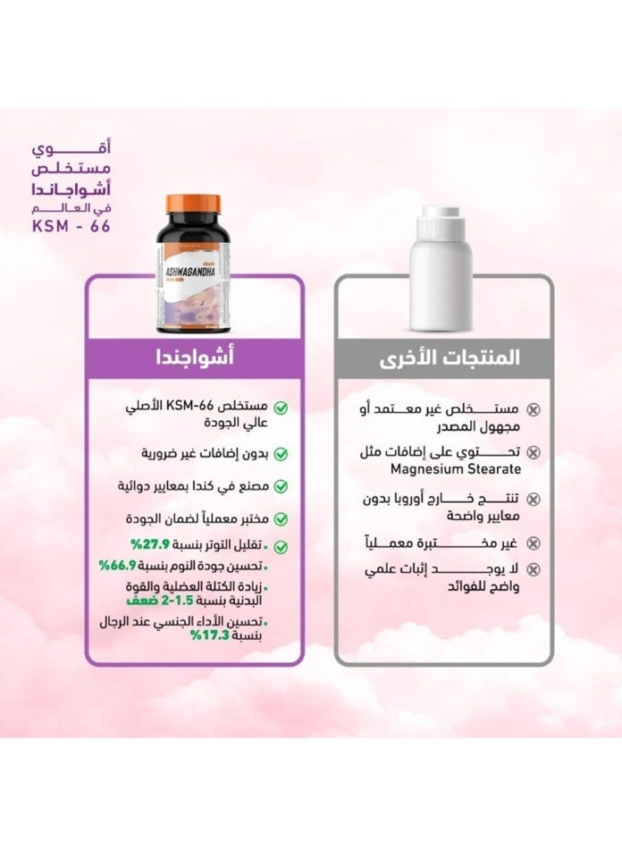 هوليستا أشواغاندا عضوية 600 ملغ 60 كبسولة - Image 4