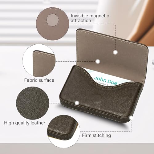 AI-DEE RFID Blocking Wallet - Minimalist Leather Business Credit Card Holder (A65-01) - Image 3