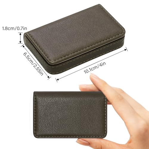AI-DEE RFID Blocking Wallet - Minimalist Leather Business Credit Card Holder (A65-01) - Image 2