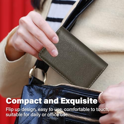 AI-DEE RFID Blocking Wallet - Minimalist Leather Business Credit Card Holder (A65-01) - Image 4