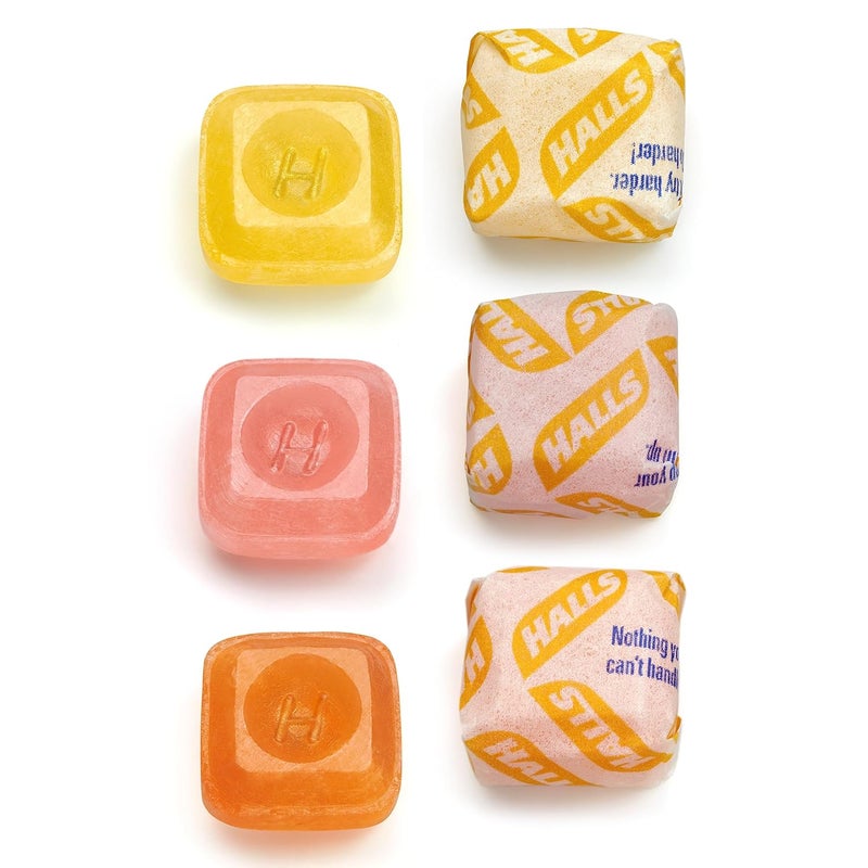 Halls حلوى هولز ديفينس بنكهة الحمضيات المتنوعة مع فيتامين سي 20 علبة تحتوي على 9 قطرات 180 قطرة إجمالاً - Image 3