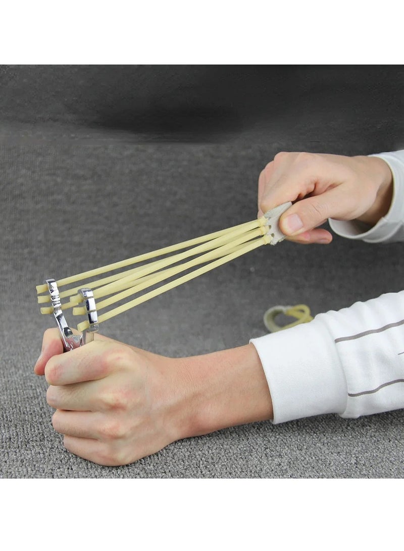 Generic Alloy Steel Slingshot with Titanium Alloy Sight, High-Elastic Bands, and Ergonomic Grip for Hunting, Shooting, and Competitions  - Image 4