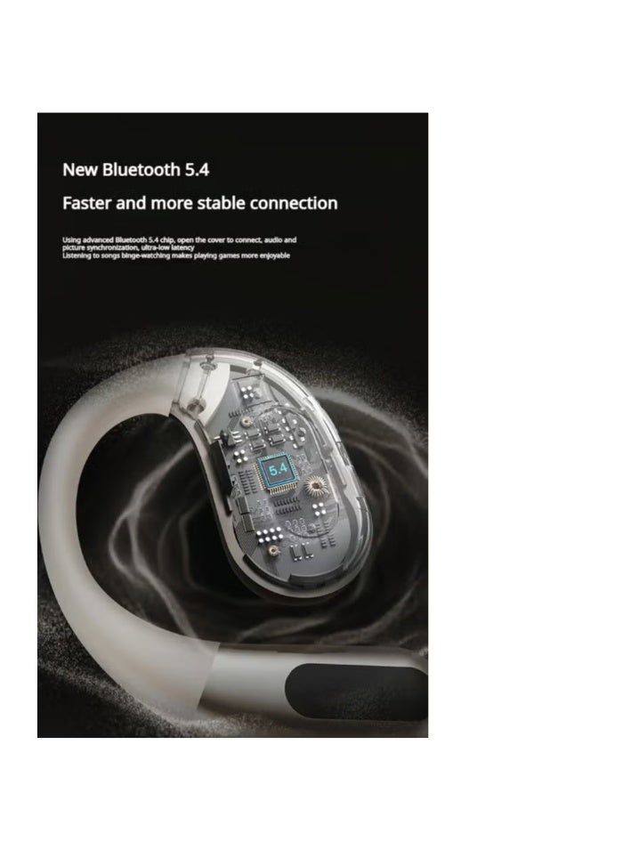 Monster Open-Ear Sport Bluetooth 5.4 Headphones – Waterproof Wireless Earbuds with Mic & 8H Playtime - Image 5