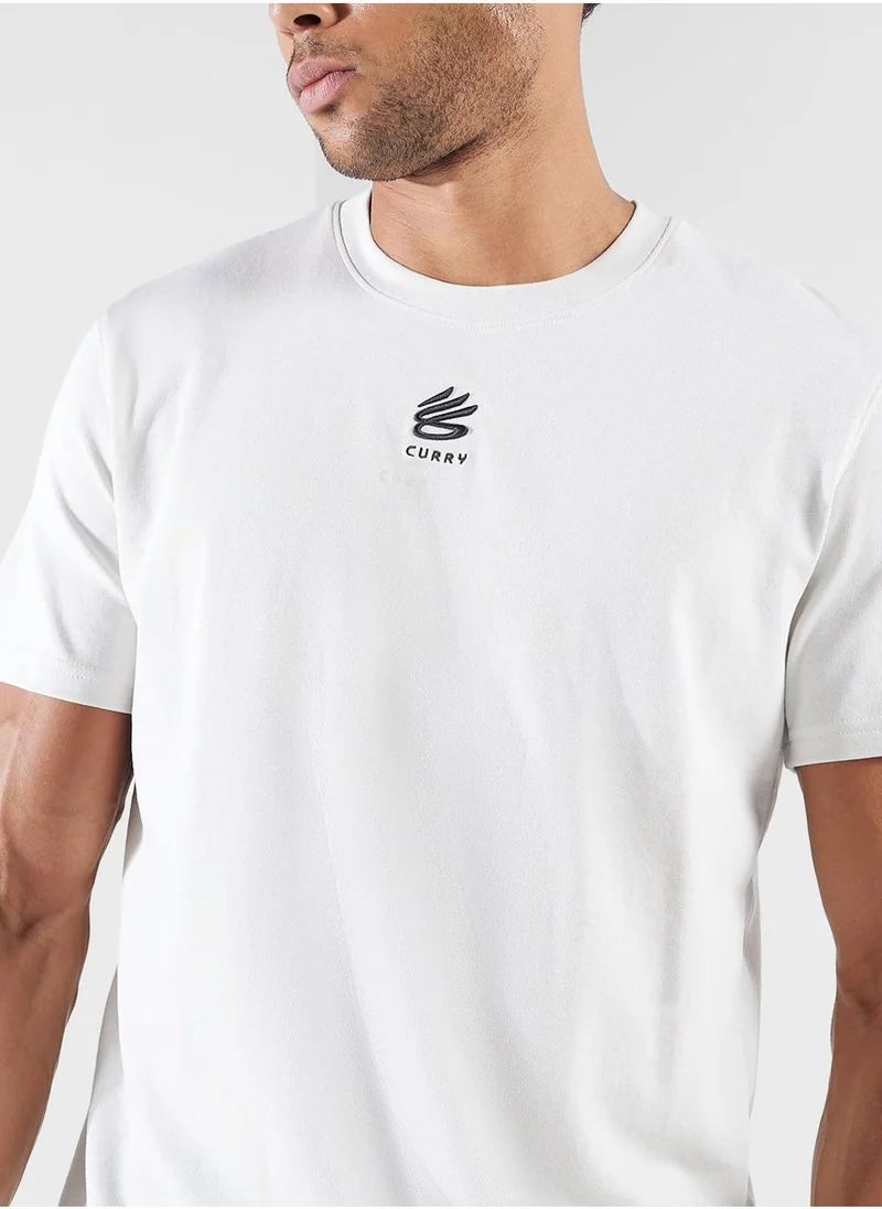 UNDER ARMOUR Curry Heavyweight Logo T-shirt