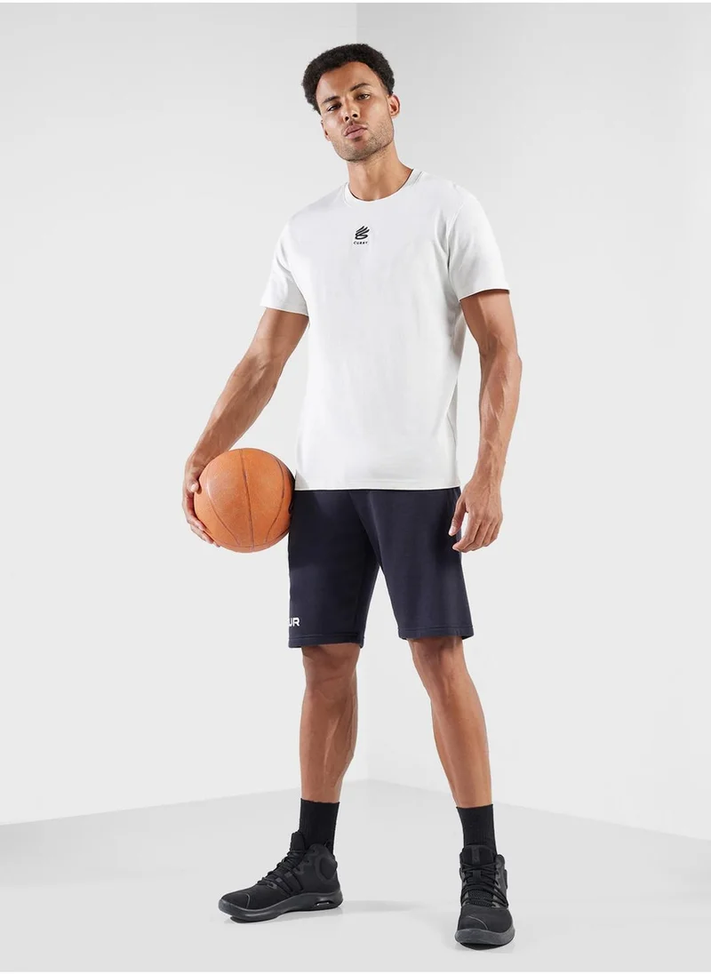 UNDER ARMOUR Curry Heavyweight Logo T-shirt