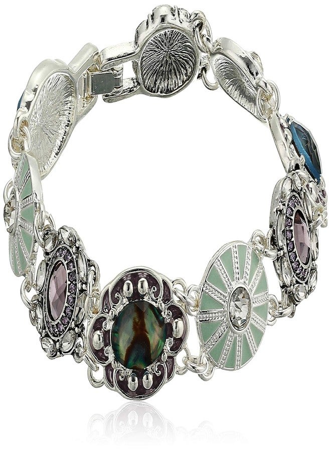 Napier Boxed Multi Stone Link Bracelet, Multi, 0 - Image 1