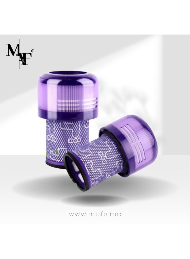 M.A&F's 2 PACK Filter Replacement for Dyson V12 Detect Slim Cordless Vacuum and V12 Slim Vacuums, Compare to Part 971517-01（NOT for SV12 & V15 Vacuum） - Image 1
