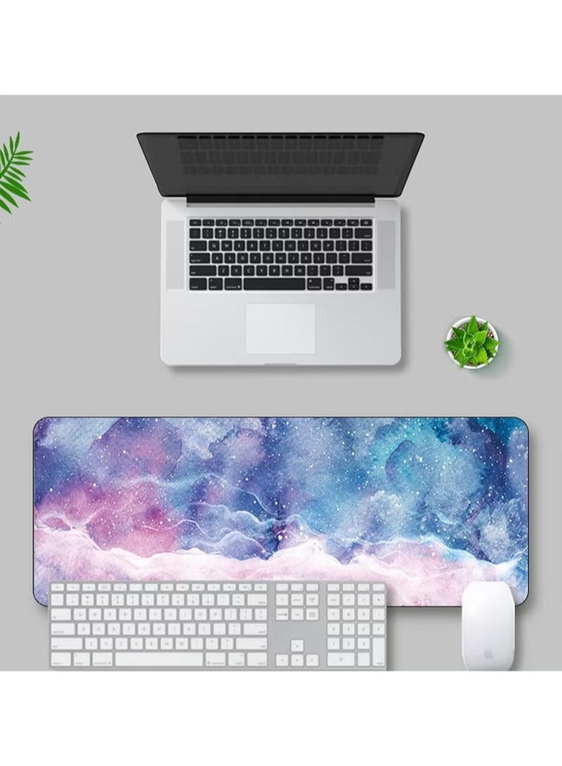 Extended Mat For Keyboard And Mouse Blue/Purple/Pink - Image 1